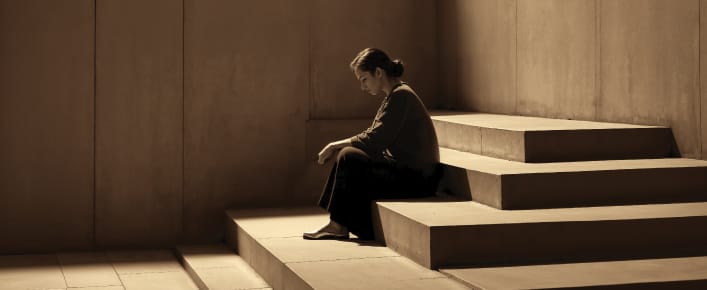 Imagem suave e contemplativa representando cuidado emocional